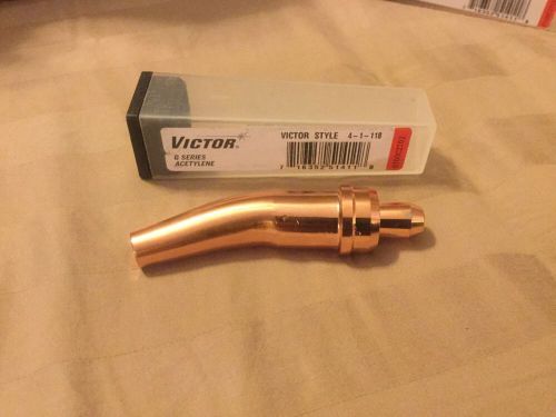 Victor acetylene cutting/gouging tip 4-1-118  victor oxyfuel torch (u.s.seller) for sale