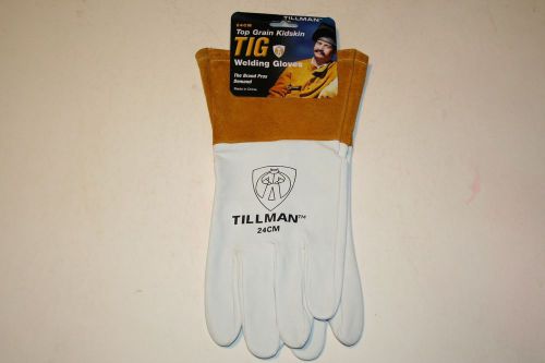 Tillman 24c 24cm medium tig welding gloves top grain kidskin 4&#034; cuff - one pair for sale