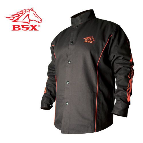 Revco bsx bx9c flame resistant cotton welding jacket size xlarge for sale