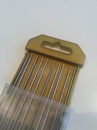 1.5% Thoriated WL15 Gold TIG Welding Tungsten Electrode 1/16&#034;x7&#034;(1.6*175mm)10pcs