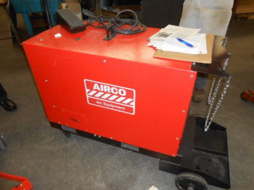 Airco 300 amp ac/dc heliwelder v welding machine, single phase, manuals for sale