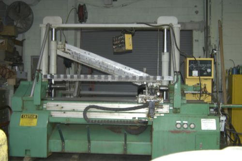 Goodspeed back knife automatic woodturning copy lathe 51 inch w hopper coyer for sale