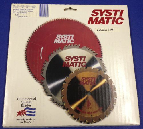 8&#034;  systimatic rt radial trim saw blade pt# 37370 ~ 48 teeth ~ 0.085  width for sale