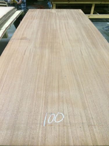 Wood Veneer Etimoe 48x120 1pcs total 10Mil Paper Backed &#034;EXOTIC&#034; WWF 100