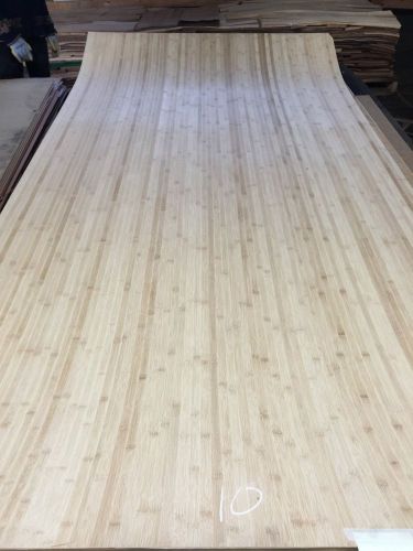 Wood Veneer Bamboo 48x96 1pc total polybacked &#034;EXOTIC&#034;PL 10