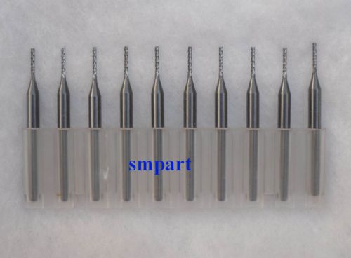 10 PCB end mill cnc router tool bits 1/8 1.5mm