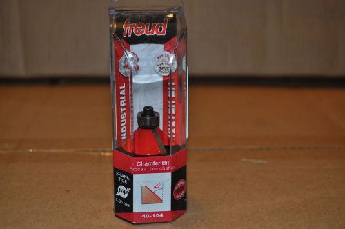 FREUD 40-104 CHAMFER  CARBIDE ROUTER BIT 40-104 (NEW)
