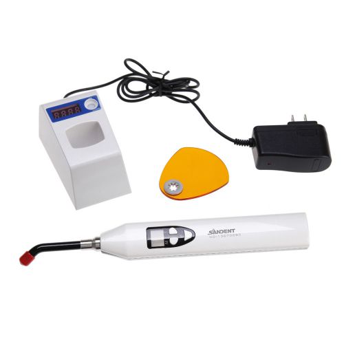 Dental wireless led light curing lamp with lightmeter available&amp;two colors light for sale