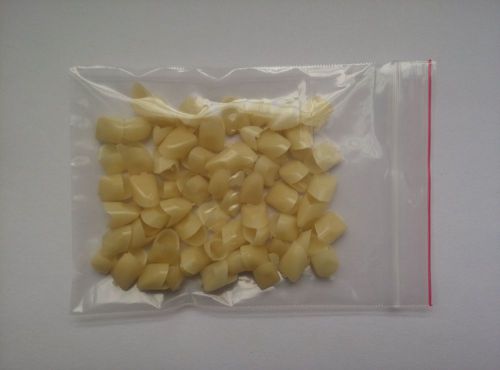New 1 bag 65 pcs dental temporary crown anterior jacket mixed size teeth for sale