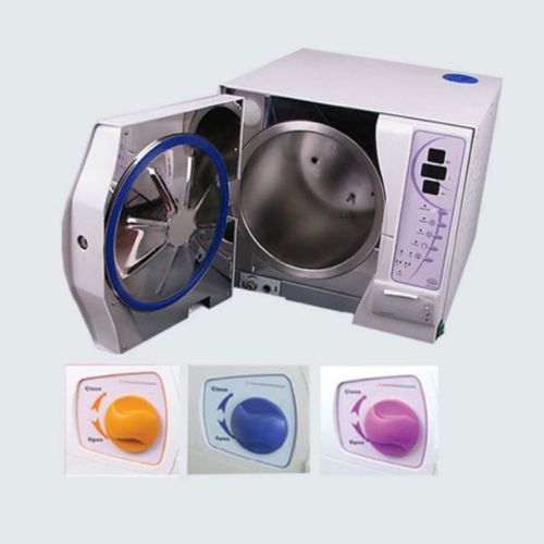 Dental Medical Vacuum Steam Autoclave Sterilizer Data Priting 12L+printer 1400W