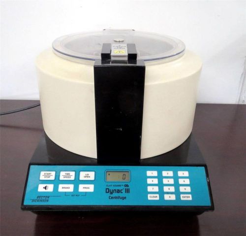 Clay Adams Dynac III Centrifuge with 24 Place Rotor 420104 with WARRANTY