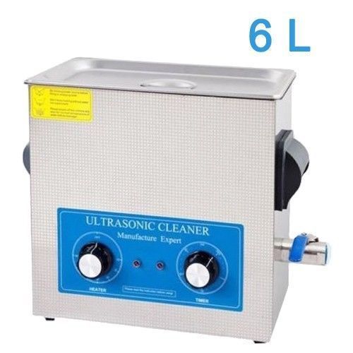 Ultrasonic cleaner heater 6l stainless steel basket part jewelry qixi-06 best for sale