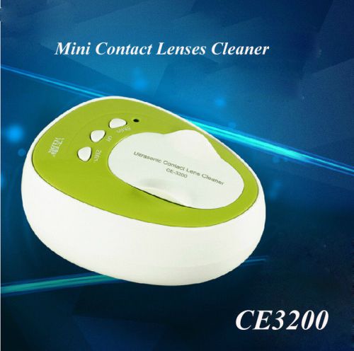 Portable Daily Care Mini Ultrasonic Contact Lenses Cleaner Machine EU US Plug