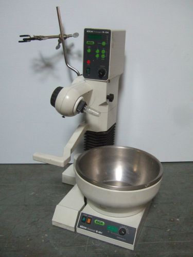 Buchi rotavapor r-134 with waterbath b-481 bowl evaporator for sale