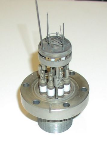 Physical electronics ion sputter gun conflat flange part perkin elmer uhv vacuum for sale