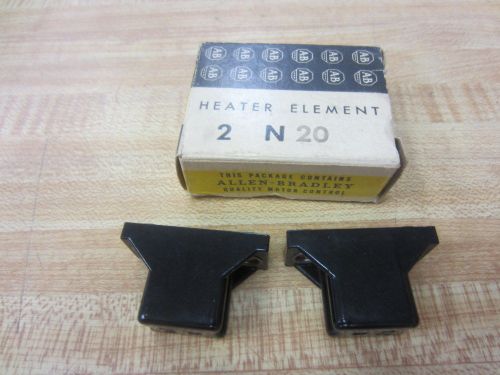 Allen bradley n20 (pack of 2) heater element 2 heater elements for sale