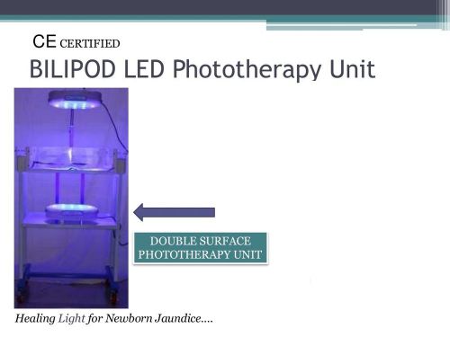 Bilipod led double surface photo therapy unit with separate trolley for sale