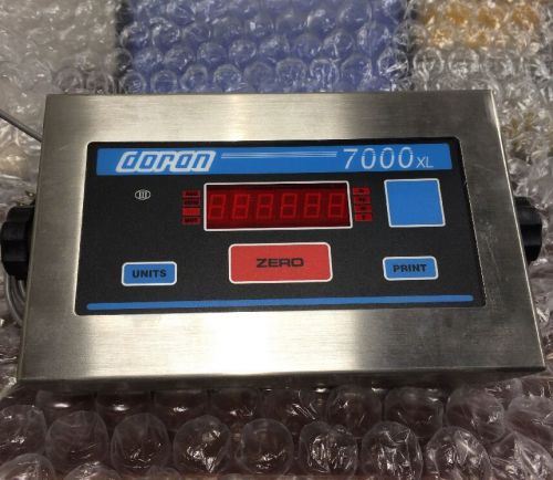 Doran 7000xlm digital scale readout weight indicator nmax 10000d 115vac 1.0a new for sale