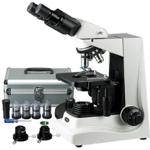 40x-1600x Darkfield and Turret Phase Contrast Compound Microscope