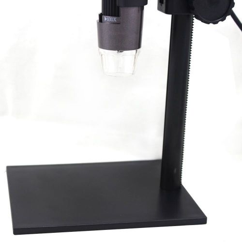 Zoom USB 2MP 8-LED Digital Microscope 25-600X Endoscope Contain Liftable stand