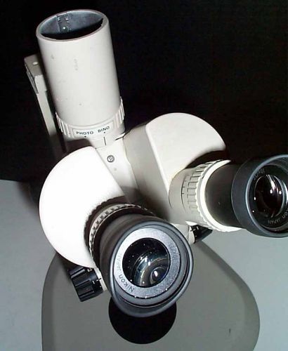 Nikon SMZ-2t Stereozoom Microscope Trinocular and Rack Stand