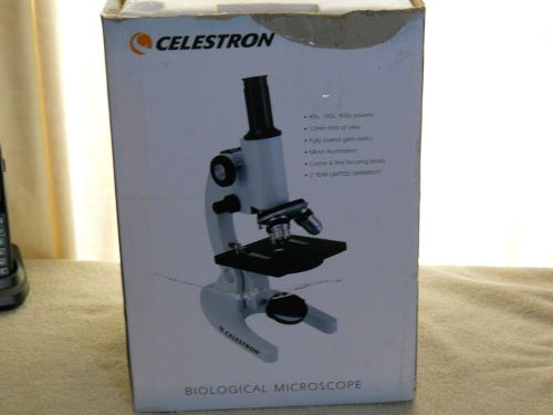 Celestron Biological Microscope 40x 100x 400x powers
