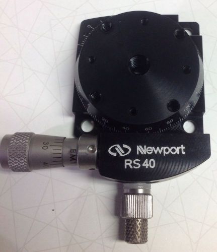 Newport Rs40 Precision Rotation Stage Platform With bm11.5 Micrometer