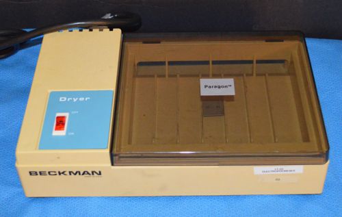 Beckman Paragon Dryer 6558 Electrophoresis 120 Volt 3 Amp 655805 Grate working