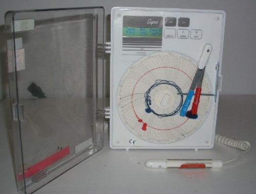 Omega supco cr4 circular chart recorder, temperature, humidity &amp; dewpoint for sale