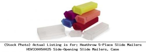 Heathrow 5-place slide mailers hsv330050025 side-opening slide mailers: hs15982v for sale