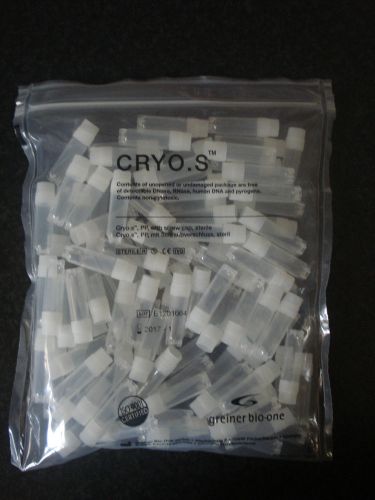 Cryo tubes / cryo.s with screw cap sterile greiner bio-one 2.0ml  4000 ea for sale