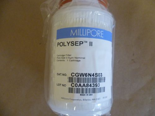 Polysep II Cartridge Filter 4 in. 0.5 µm Code N , CAT # CGW6NS03