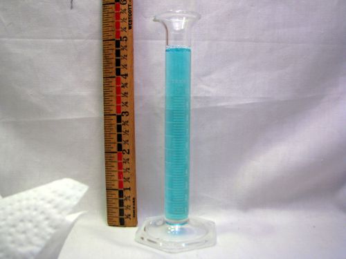 TEKK 10mL Science Glass Hex Base Cylinder Beaker 20025-K