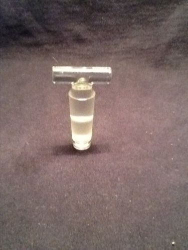 Stopcock Glass Plug T-Bore 3mm, 17/40