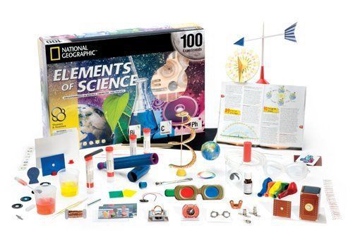 NEW National Geographic Elements Science 100 Experiment Kit