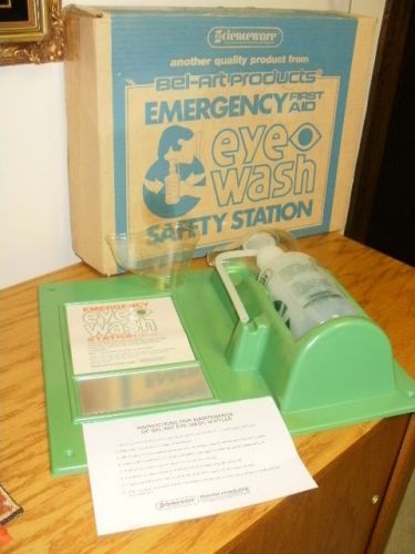Scienceware emergency eye wash station for first aid for sale