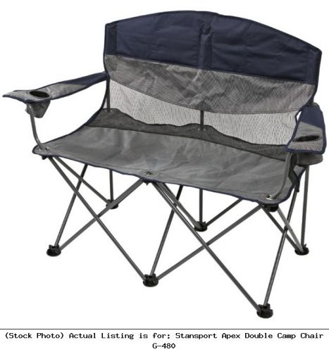 Stansport Apex Double Camp Chair G-480 Chromatography Unit