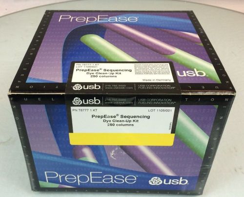 Usb prepease sequencing dye clean-up kit 250 columns pn 78777 1 kt for sale