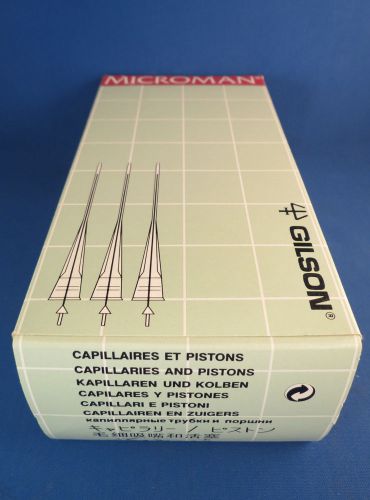 Gilson Microman Capillaries &amp; Pistons 20 to 50µL CP50 Box of 200