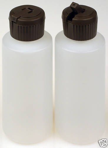 Plastic Bottles w/Applicator Lids, 2-oz. 30-Pack, New