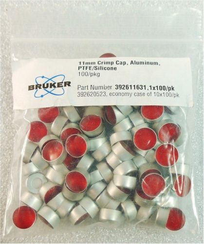 NEW Agilent/Bruker 392611631/8010-0050 CrossLab Crimp Cap 11mm, 100/pk