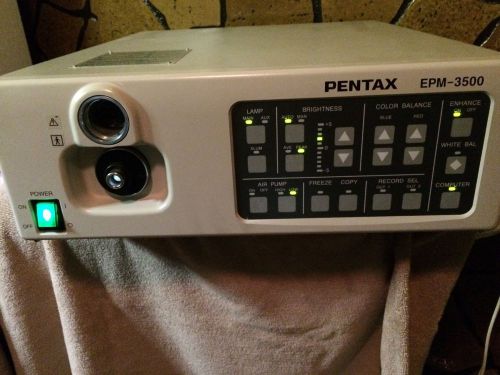 Pentax EPM-3500 Video Processor Light Source with Keyboard RGB Cable