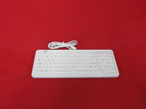 Ikey SLK 101 FL Gray USB Low Profile Medical Keyboard
