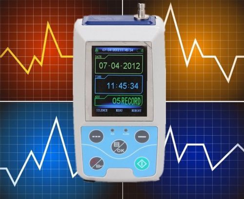 700012 HOT 24 hours Ambulatory Blood Pressure Monitor Holter ABPM +3 cuffs FDA