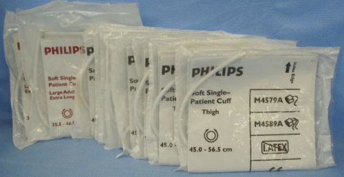 10 Philips Soft Single Patient BP Cuffs - 2 Sizes