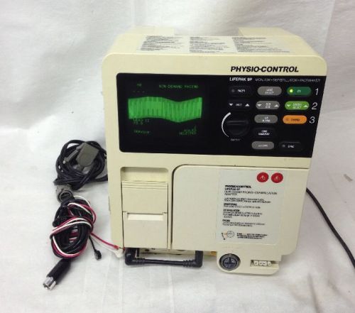 Physio-Control LifePak 9P w/Quik-Combo Pacing Adapter, Cables.