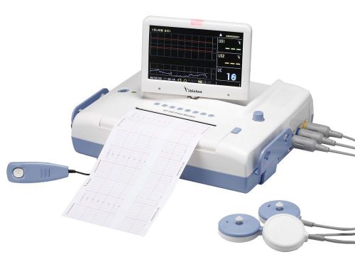 NEW ! Bistos BT-350 L LCD Display Antepartum TWIN Fetal Heart Rate Monitor