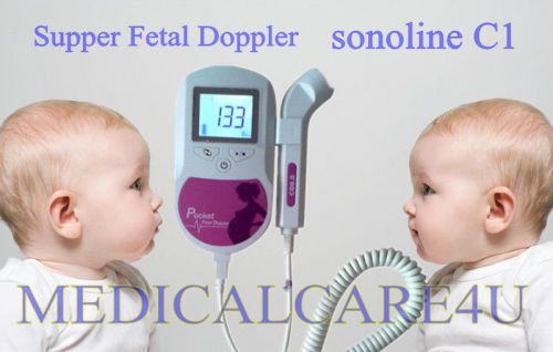 CE HOT fetal doppler baby heart monitors FHR for pregancy women 2M probe deeply