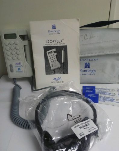 Huntleigh multi dopplex ii pocket doppler w/ 8 mhz probe for sale