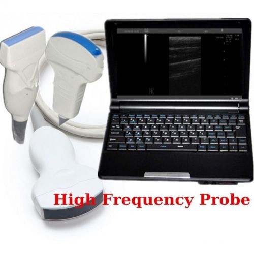 NEW Full Digital Laptop Ultrasound Scanner Machine + Convex + Linear 2 probes